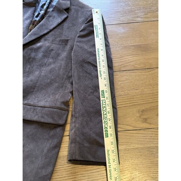 Lauren Ralph Lauren Sports Coat Blazer Brown 40R Polyester Blend Corduroy READ - Picture 7 of 16